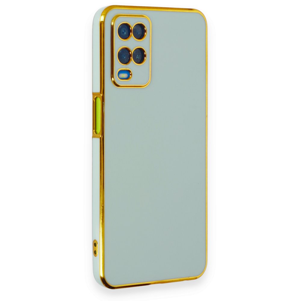 Oppo A54 4G Kılıf Volet Silikon - Açık Yeşil Oppo A54 4G Kılıf Volet Silikon - Açık Yeşil
