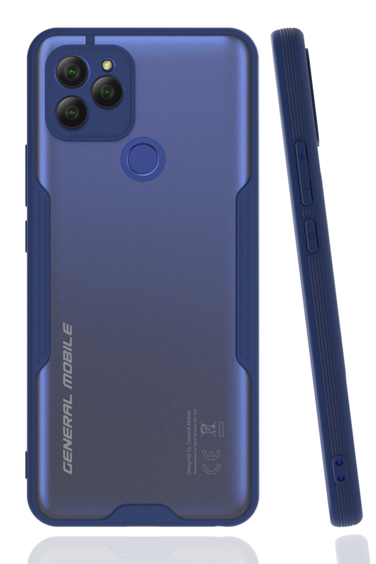  General Mobile GM 21 Kılıf Platin Silikon - Lacivert