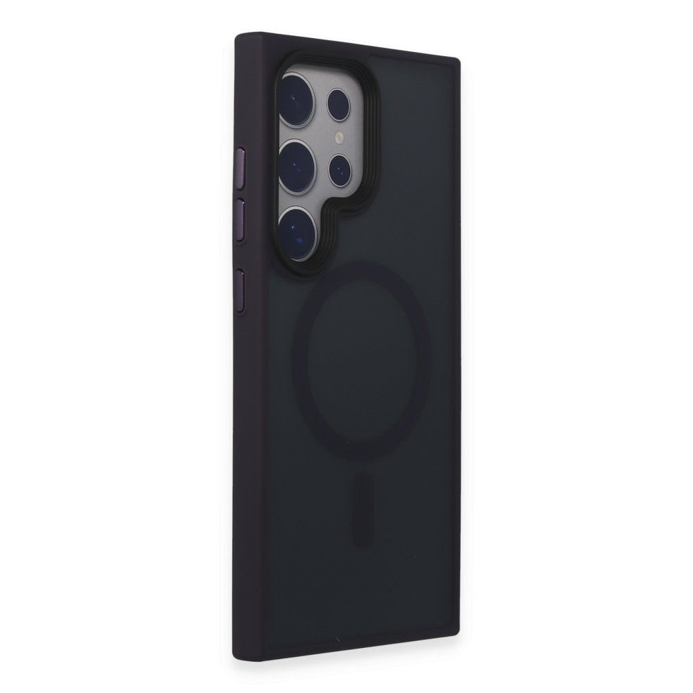  Samsung Galaxy S24 Ultra Kılıf Trex Magneticsafe Kapak - Derin Mor