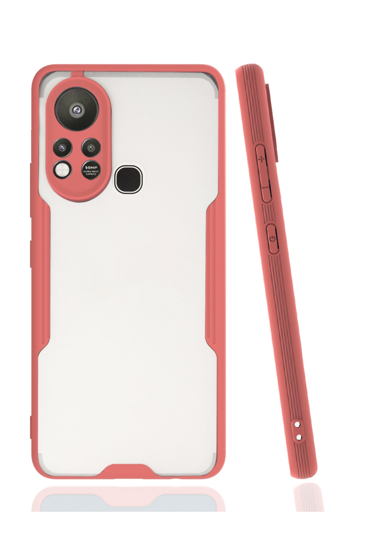 İnfinix Hot 11s Kılıf Platin Silikon - Pembe  İnfinix Hot 11s Kılıf Platin Silikon - Pembe