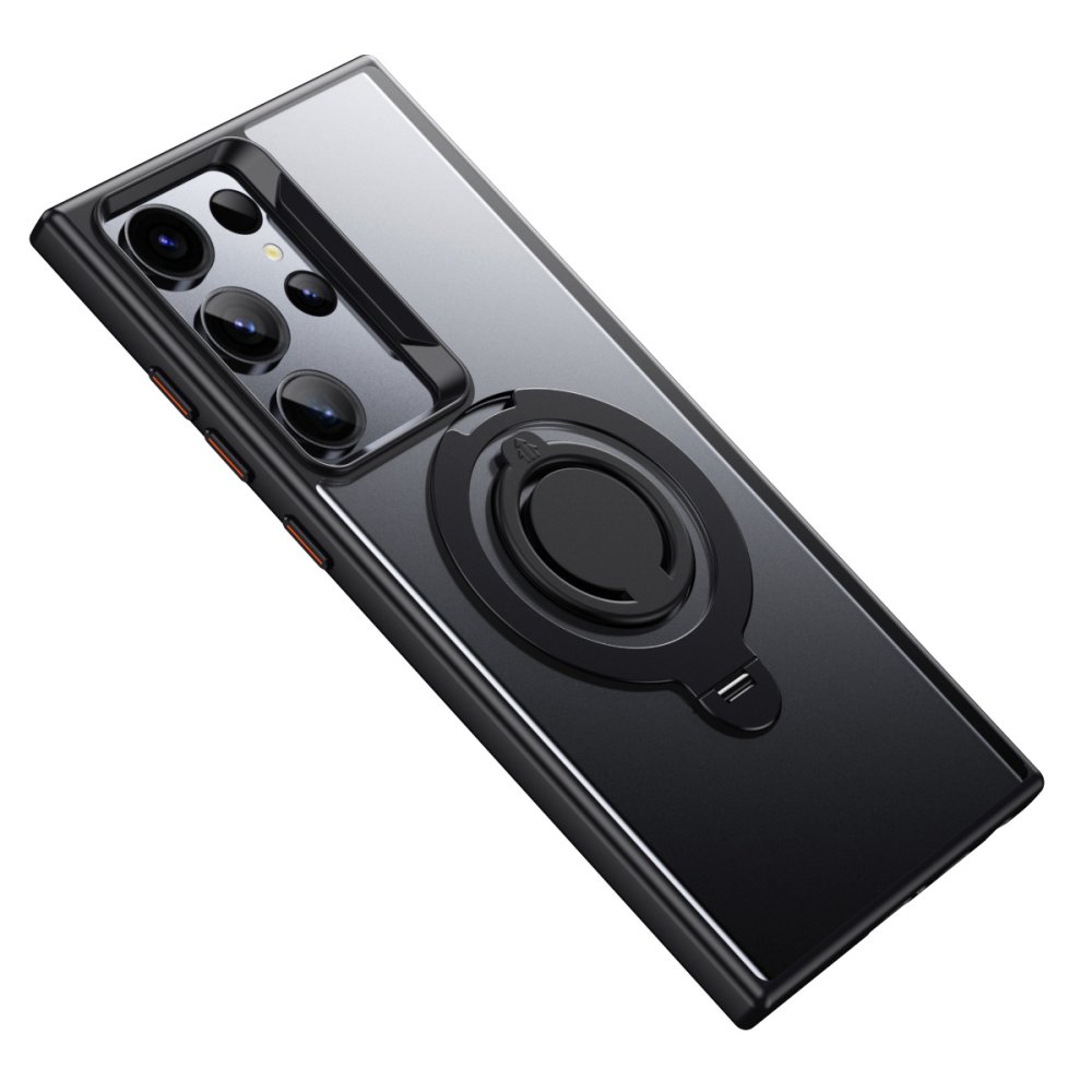 Joko Samsung Galaxy S23 Ultra Avatar 360 Dönen Magsafe Kapak - Siyah