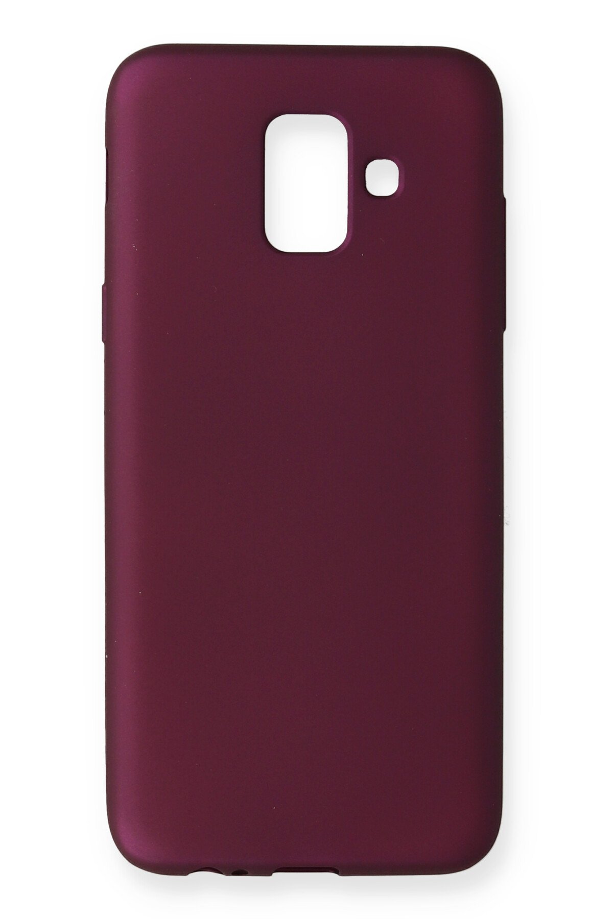  Samsung Galaxy A6 2018 Kılıf First Silikon - Mürdüm