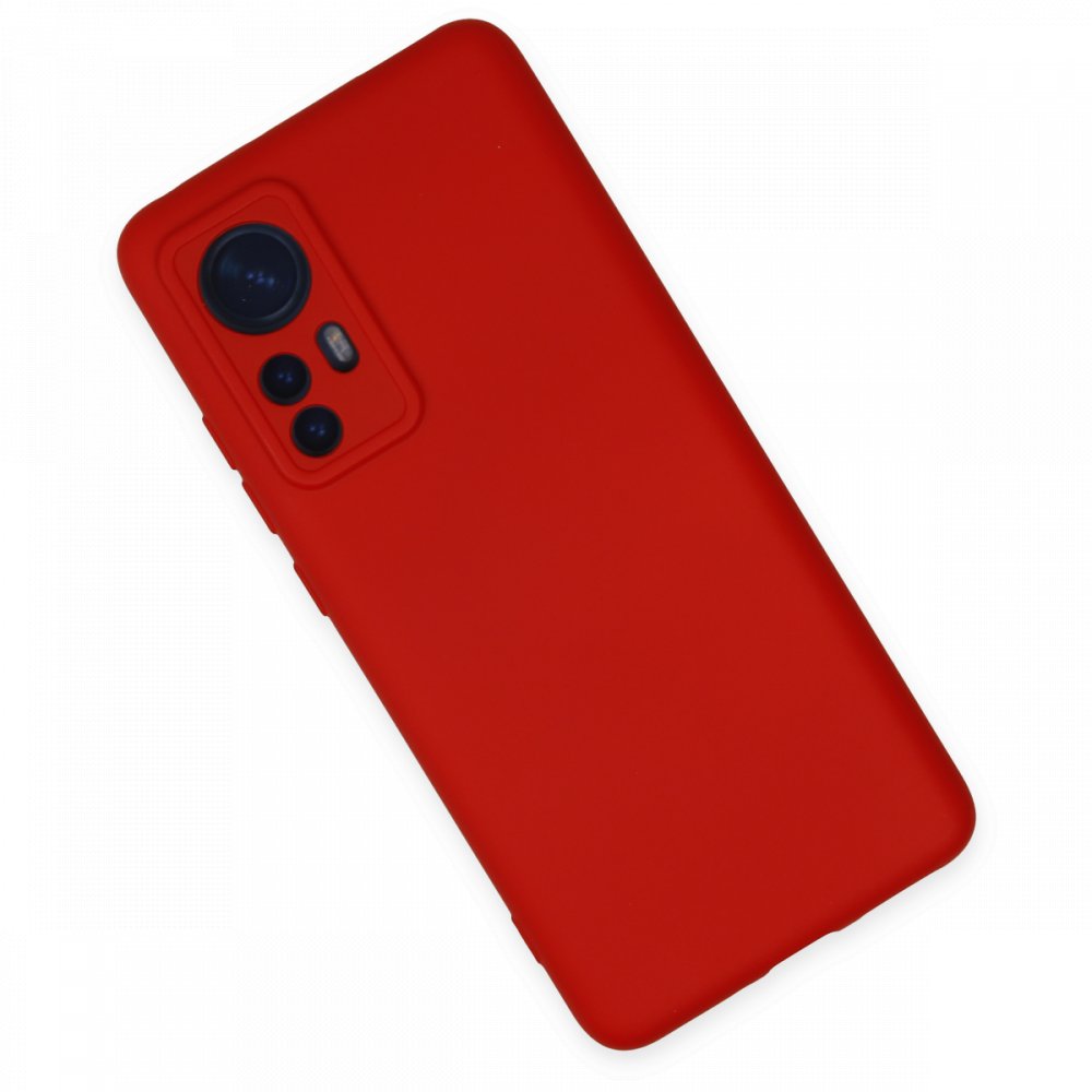  Xiaomi Mi 12X Kılıf Nano içi Kadife Silikon - Kırmızı