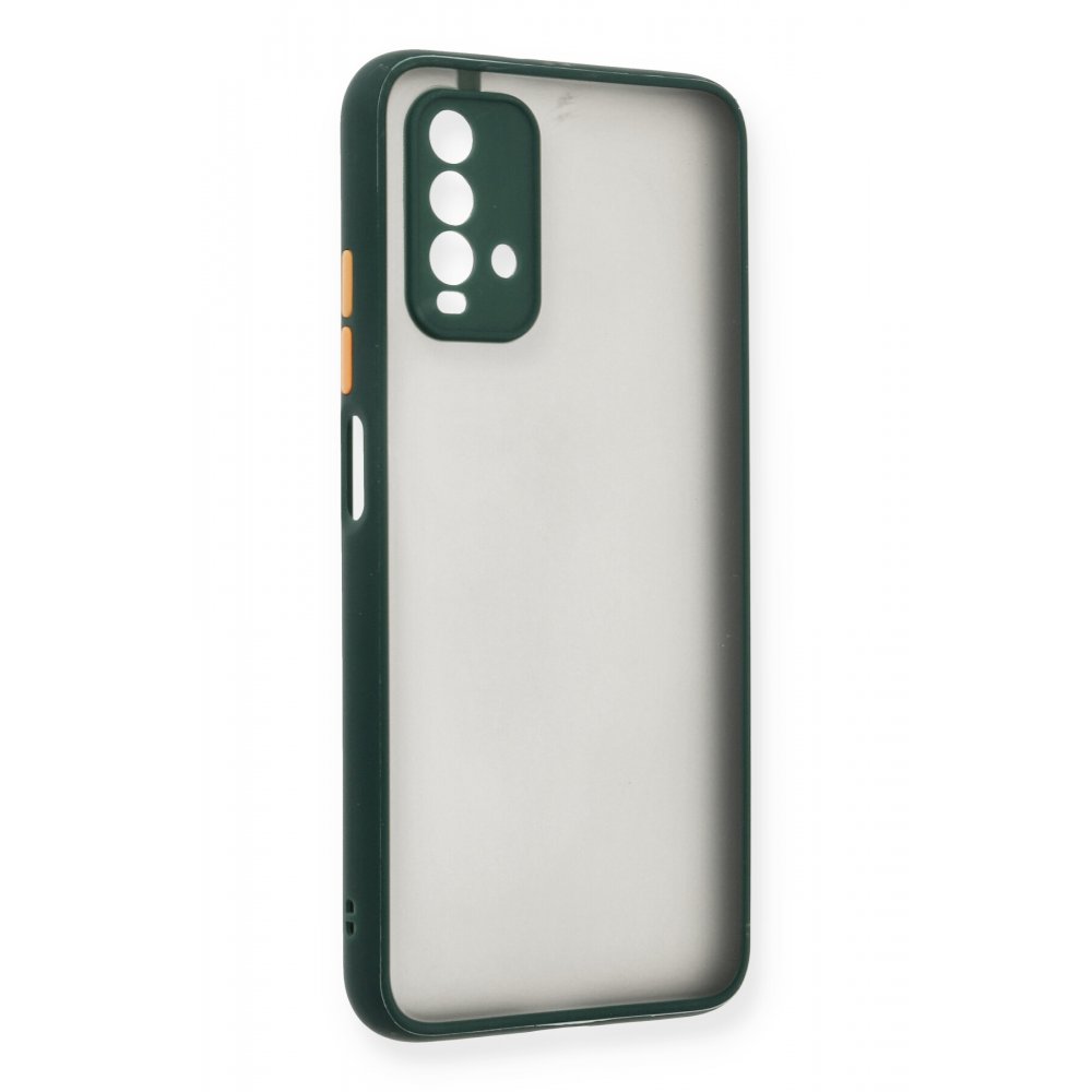 Redmi Note 9 4G Kılıf Montreal Silikon Kapak - Yeşil