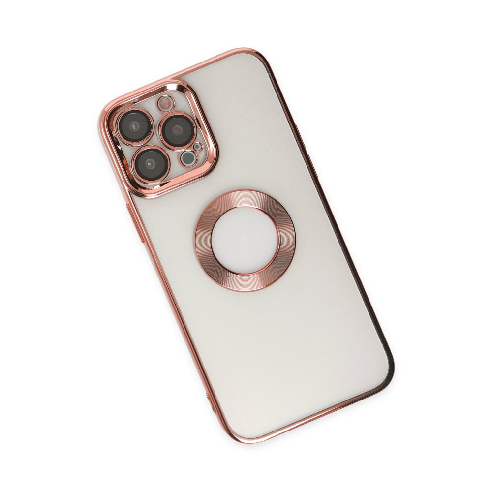  iPhone 14 Pro Kılıf Slot Silikon - Rose Gold