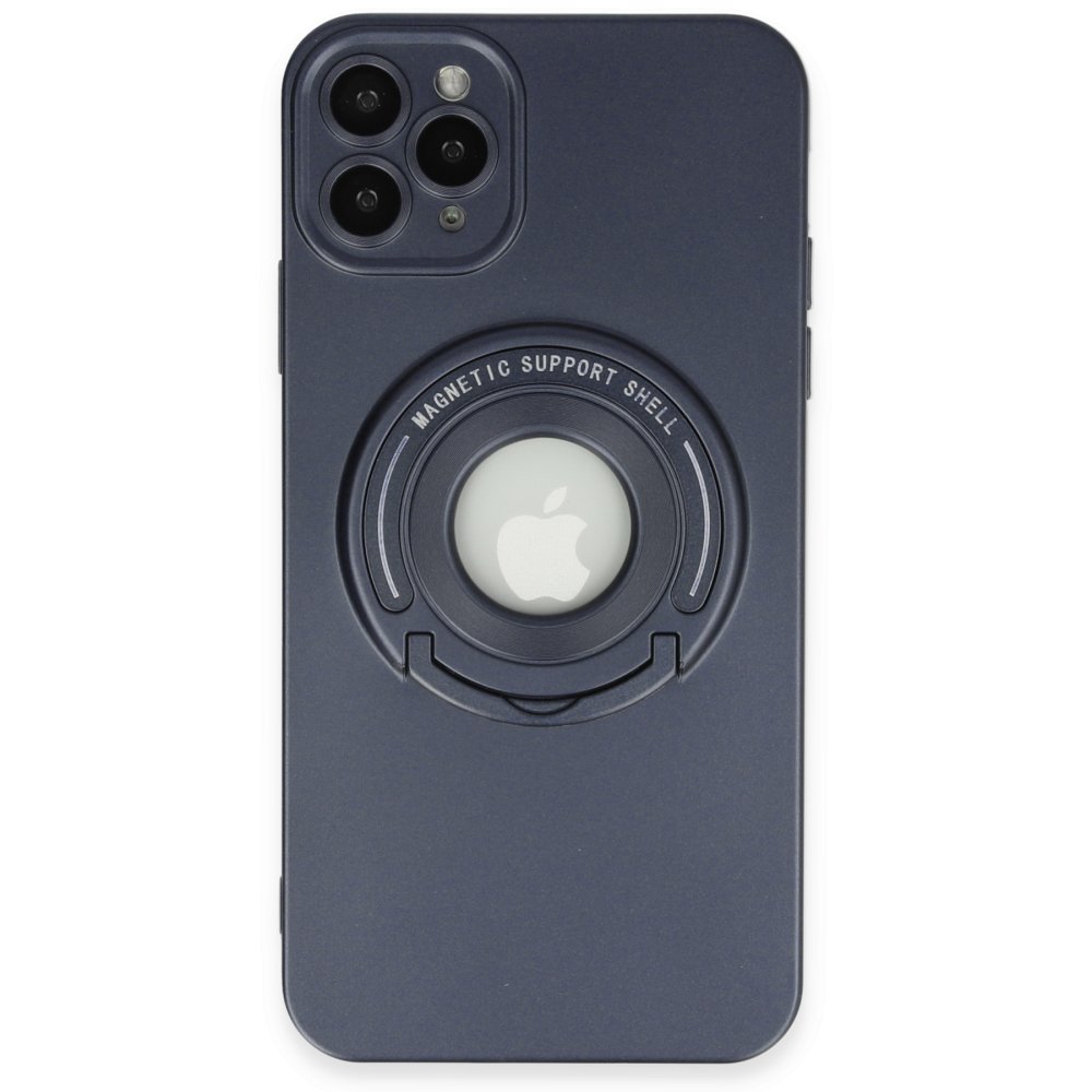  iPhone 11 Pro Max Kılıf Lukka Magneticsafe Kapak - Lacivert