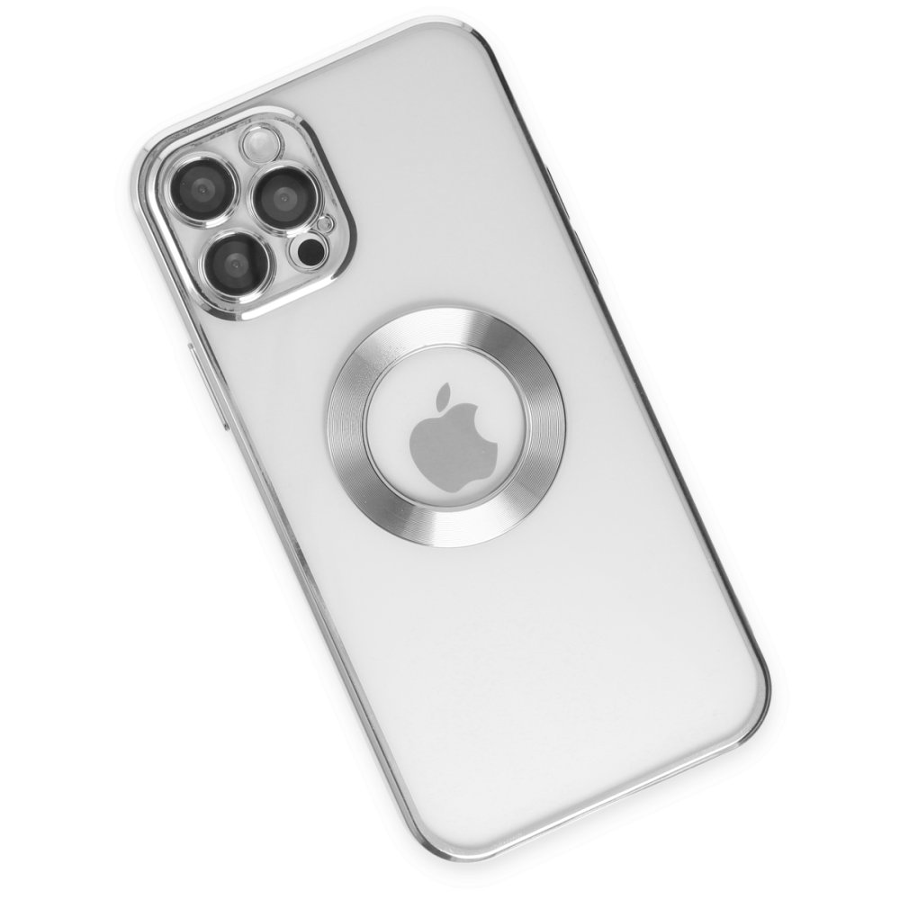  iPhone 12 Pro Max Kılıf Slot Silikon - Gümüş