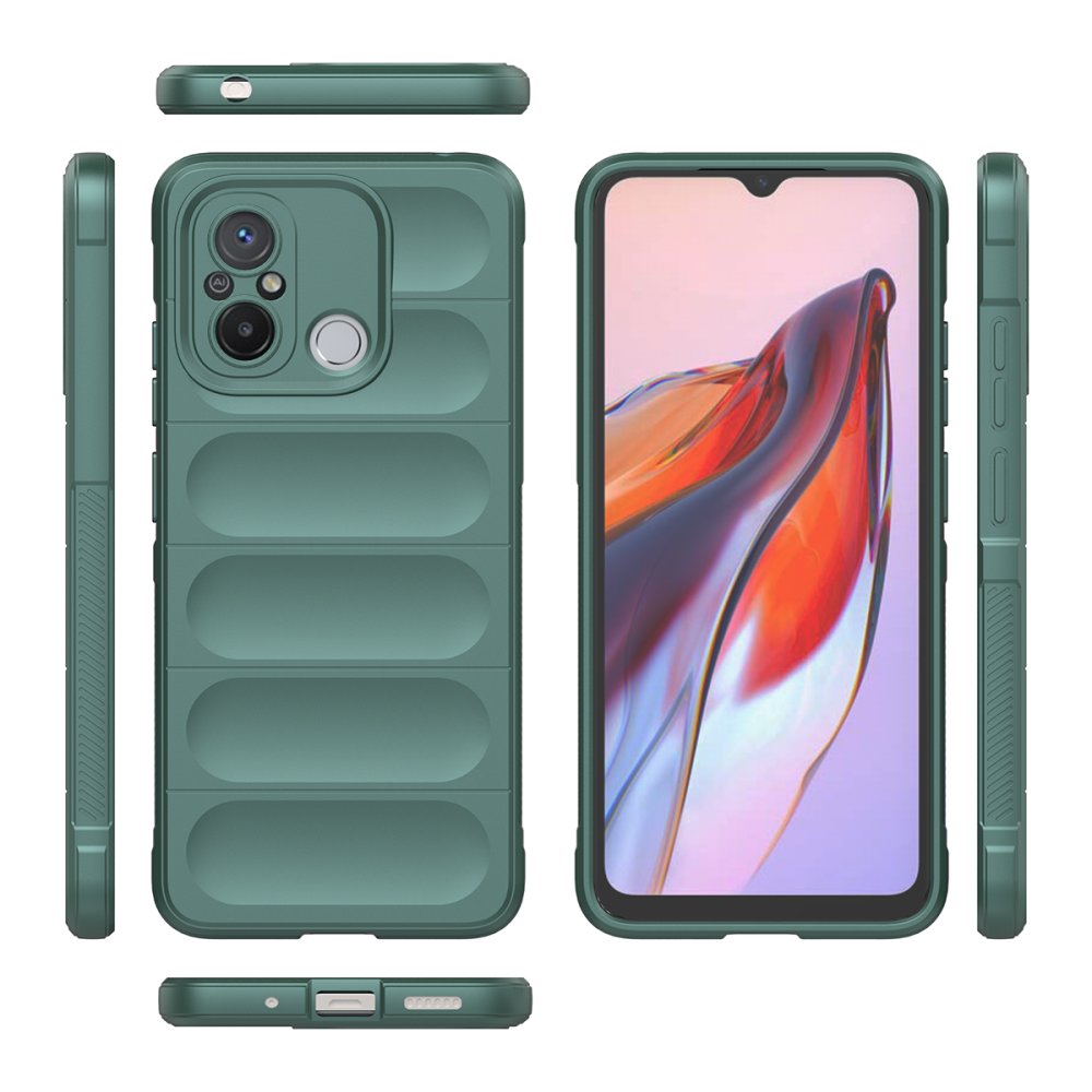 Redmi 12C Kılıf Optimum Silikon - Koyu Yeşil Redmi 12C Kılıf Optimum Silikon - Koyu Yeşil