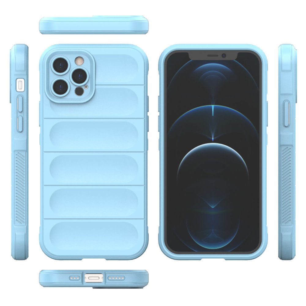  iPhone 12 Pro Kılıf Optimum Silikon - Sky Blue
