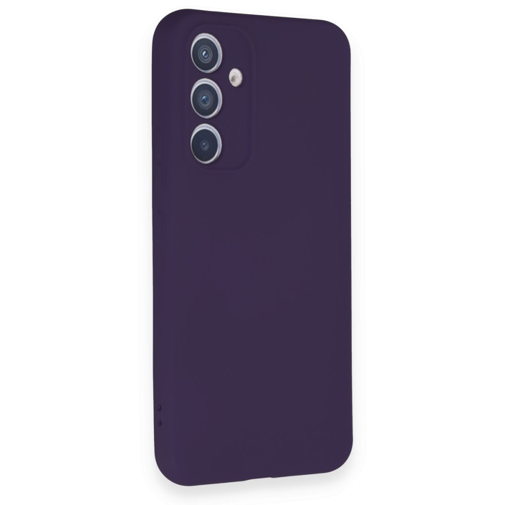  Samsung Galaxy A34 5G Kılıf Nano içi Kadife Silikon - Mor