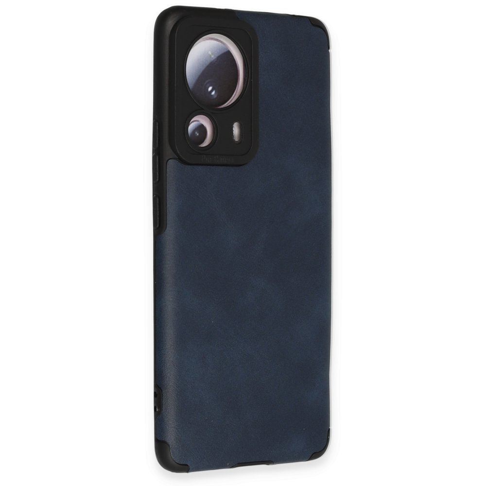 Xiaomi Mi 13 Lite Kılıf Loop Deri Silikon - Lacivert Xiaomi Mi 13 Lite Kılıf Loop Deri Silikon - Lacivert