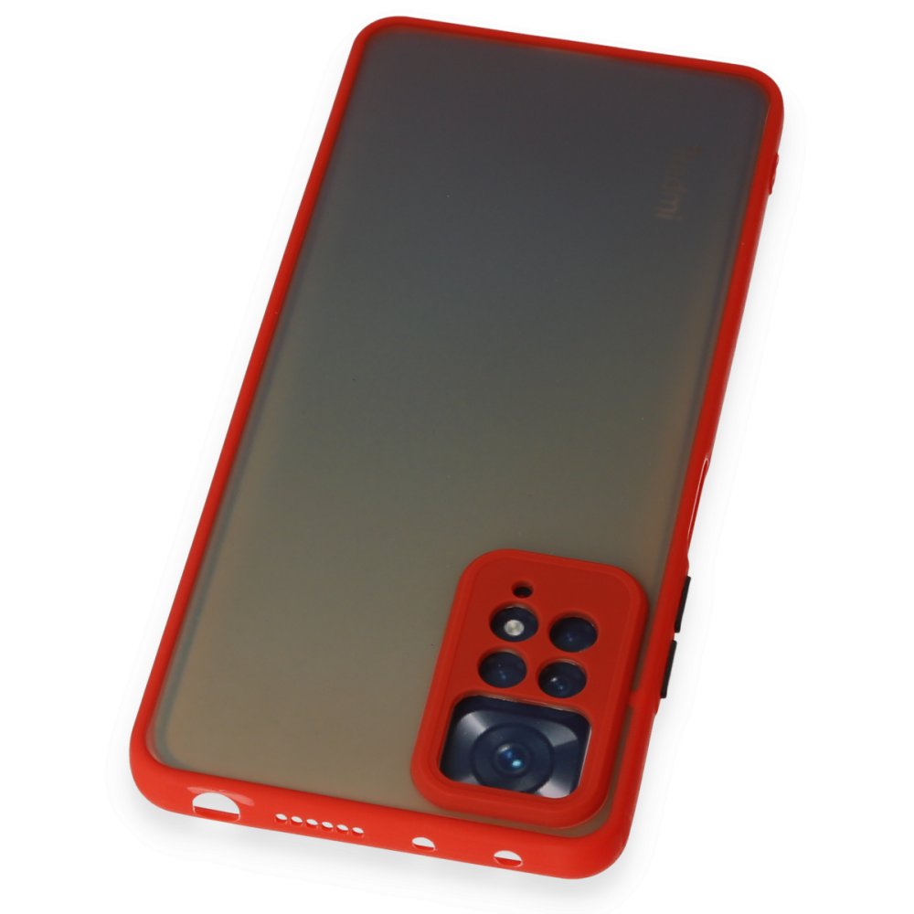 Redmi Note 12 Pro 4G Kılıf Montreal Silikon Kapak - Kırmızı