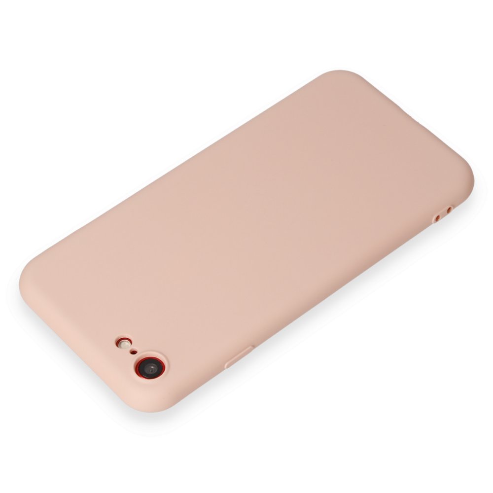iPhone 8 Kılıf First Silikon - Pudra  iPhone 8 Kılıf First Silikon - Pudra