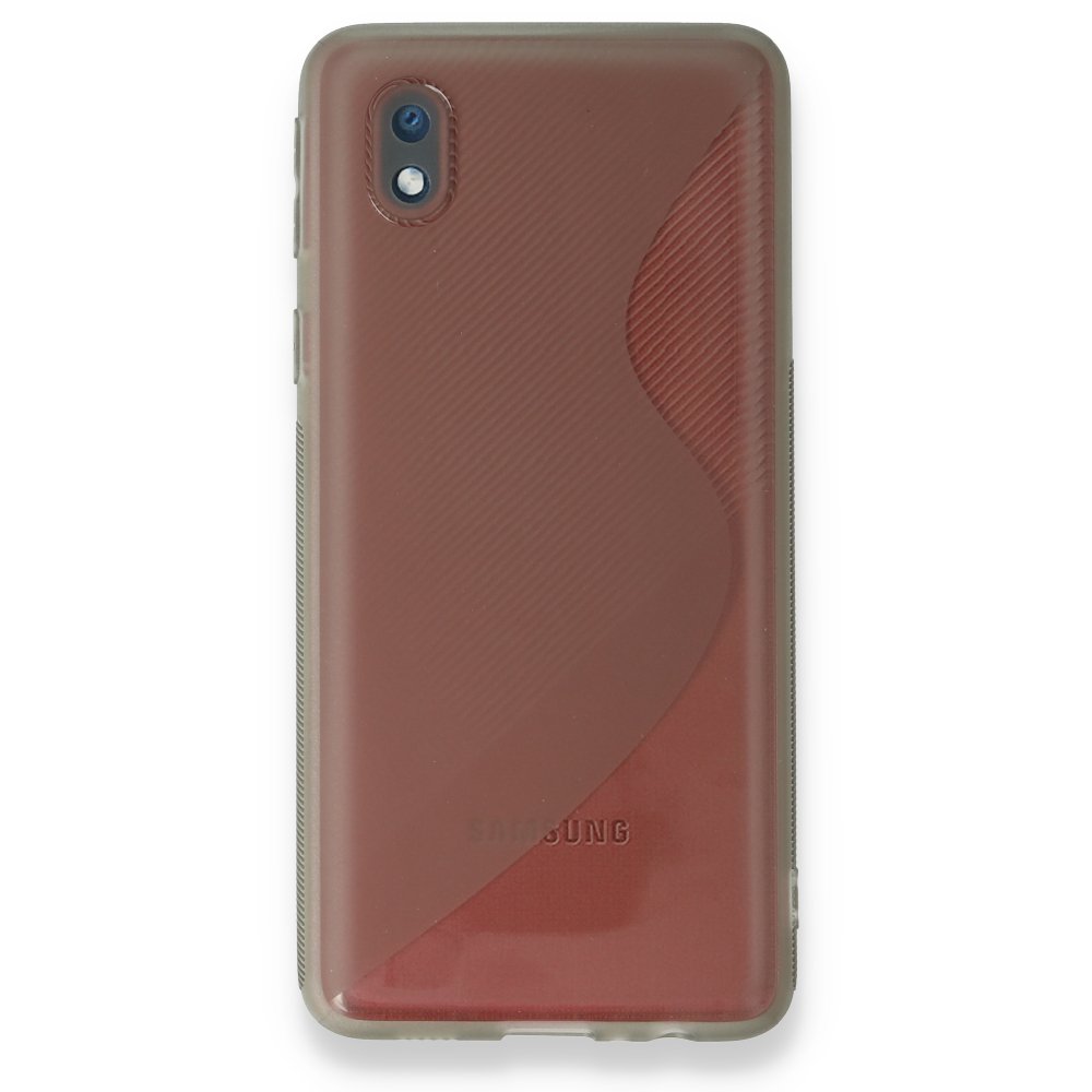  Samsung Galaxy A01 Core Kılıf S Silikon - Gri