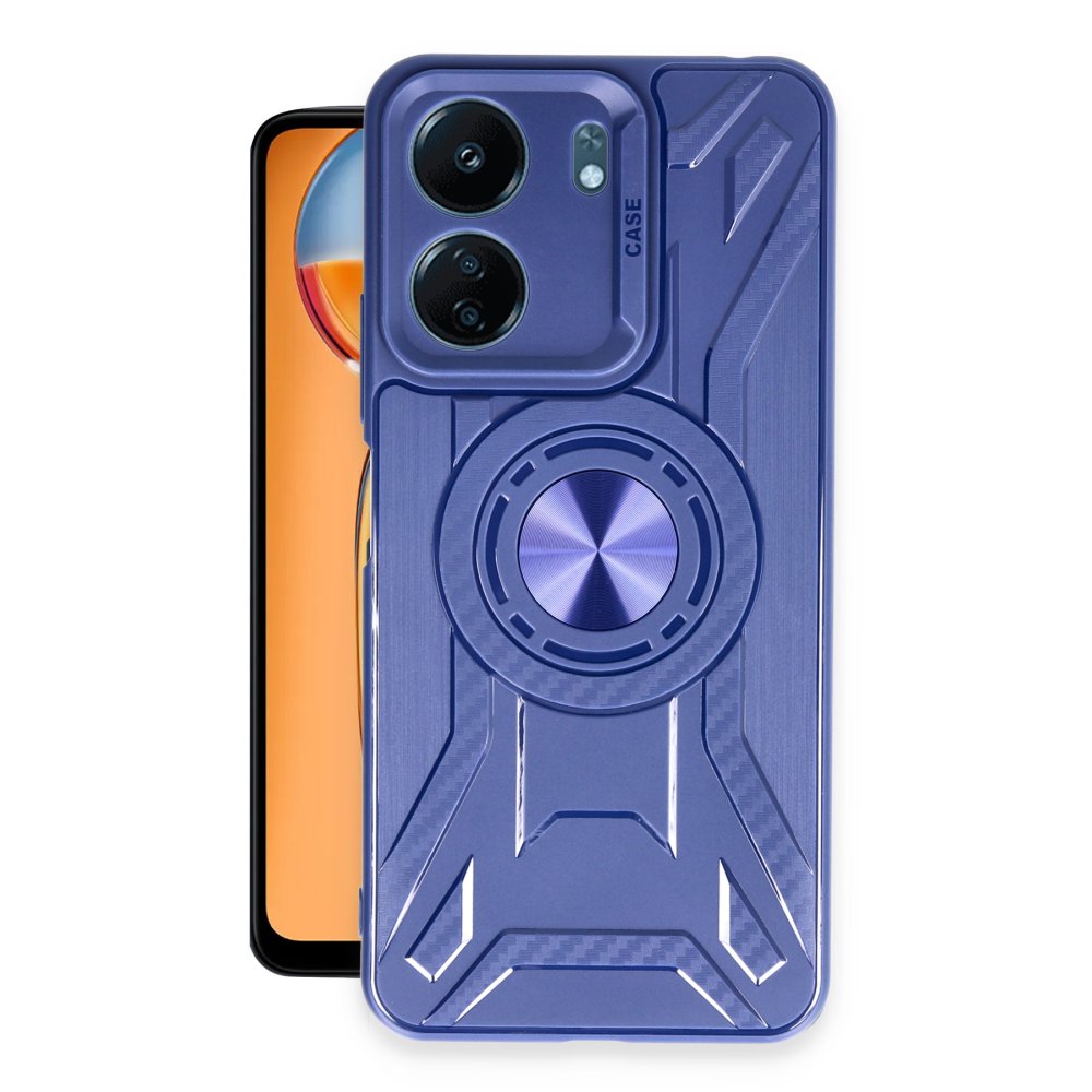  Xiaomi Poco C65 Kılıf Lincoln Silikon - Lacivert