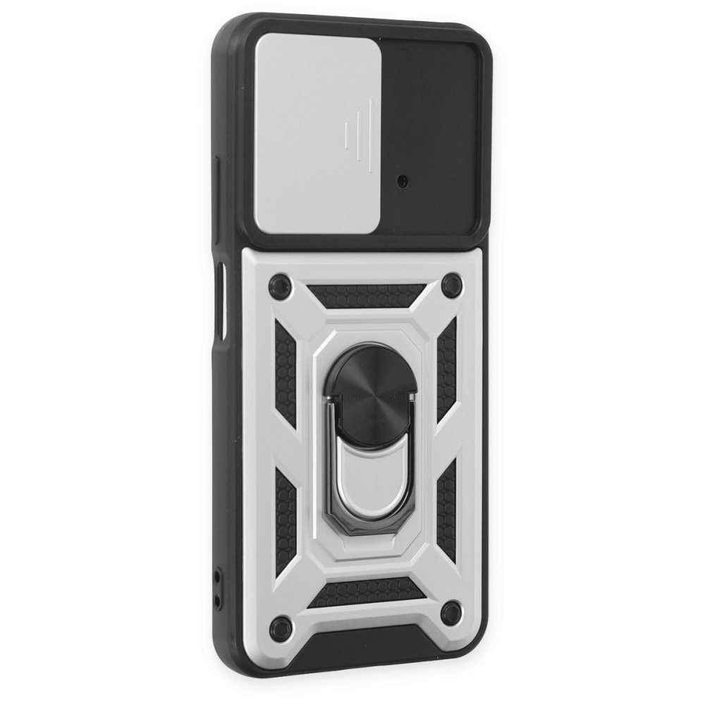 Xiaomi Poco M4 Pro 4G Kılıf Pars Lens Yüzüklü Silikon - Gümüş Xiaomi Poco M4 Pro 4G Kılıf Pars Lens Yüzüklü Silikon - Gümüş