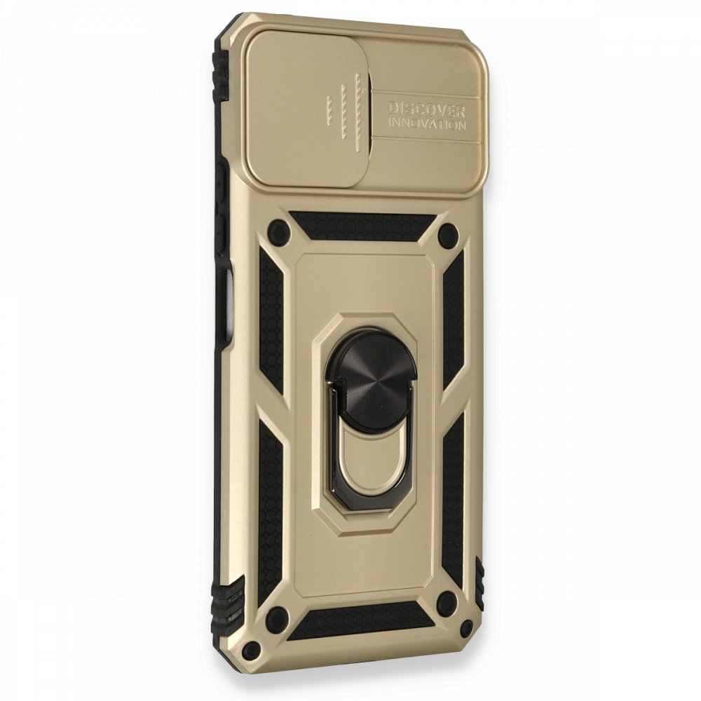 Xiaomi Mİ 11 Lite Kılıf Pars Lens Yüzüklü Silikon - Gold  Xiaomi Mİ 11 Lite Kılıf Pars Lens Yüzüklü Silikon - Gold