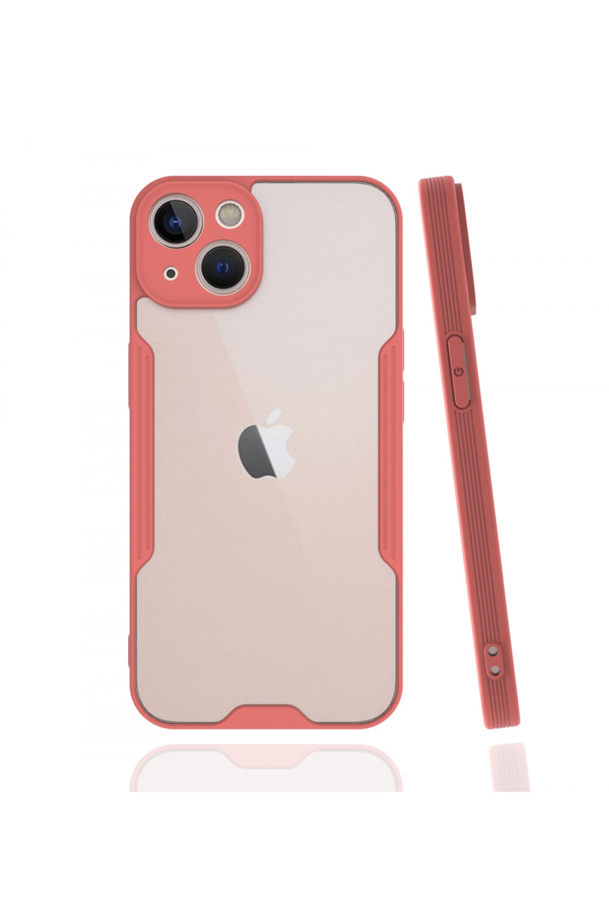  iPhone 13 Kılıf Platin Silikon - Pembe