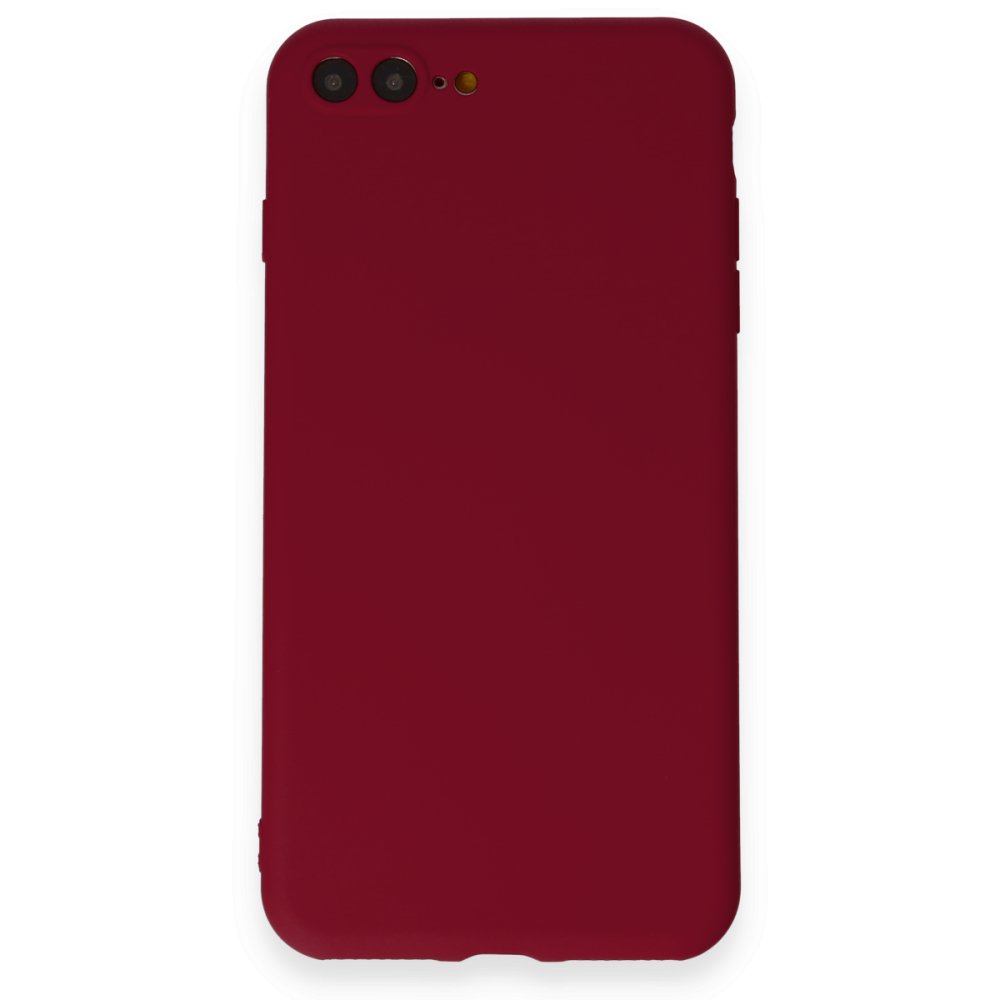  iPhone 8 Plus Kılıf First Silikon - Bordo