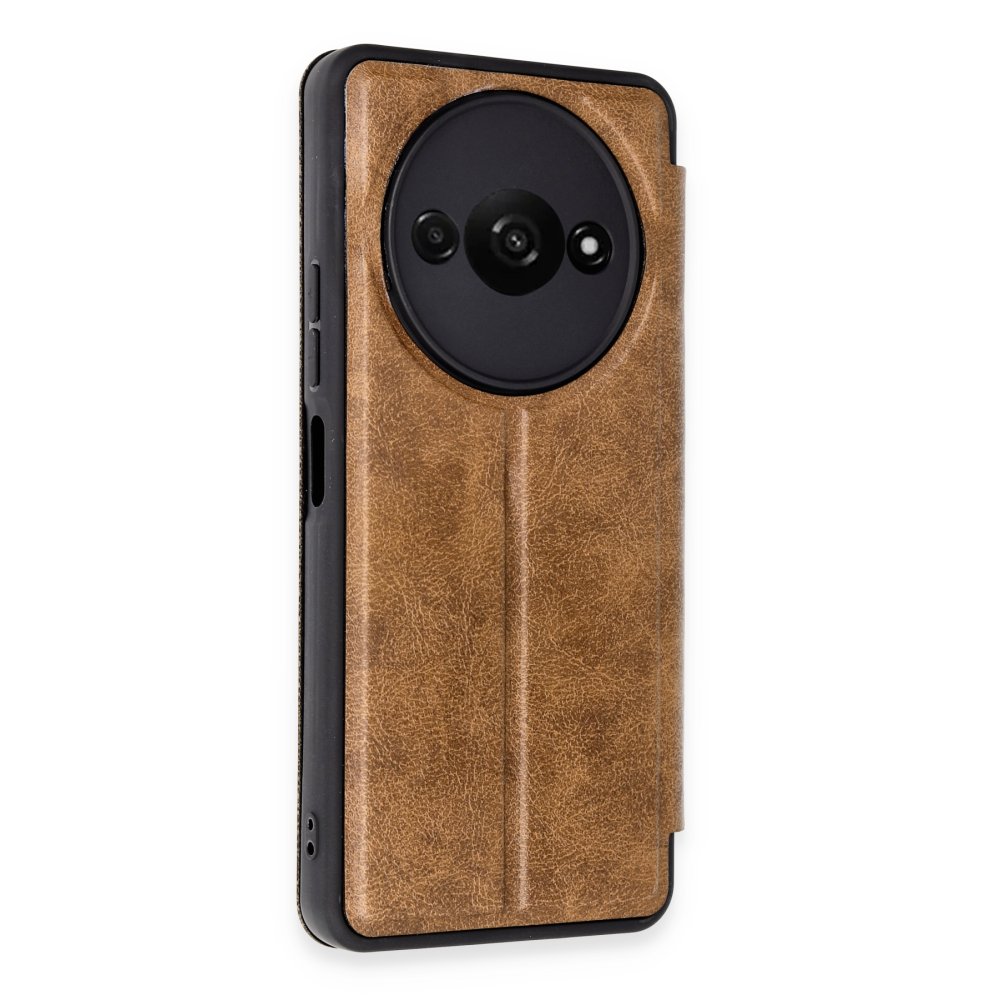 Redmi A3 4G Kılıf Flip Cover - Taba