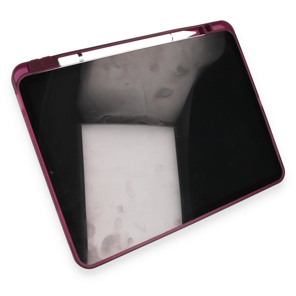 iPad Pro 12.9 (2021) Kılıf Kalemlikli Mars Tablet Kılıfı - Mor iPad Pro 12.9 (2021) Kılıf Kalemlikli Mars Tablet Kılıfı - Mor