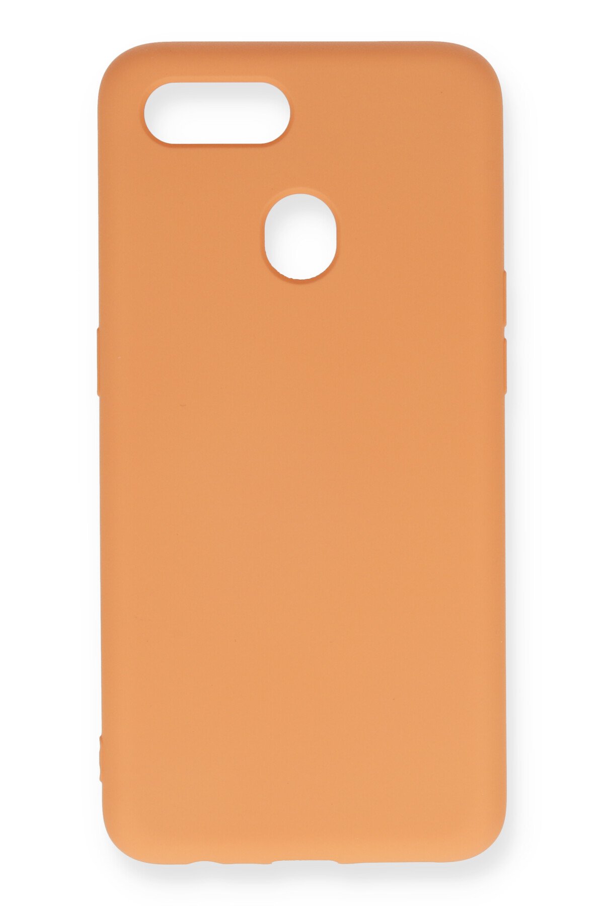 Oppo AX7 Kılıf Nano içi Kadife Silikon - Turuncu Oppo AX7 Kılıf Nano içi Kadife Silikon - Turuncu