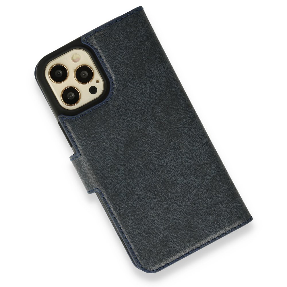 iPhone 12 Pro Kılıf Trend S Plus Kapaklı Kılıf - Lacivert iPhone 12 Pro Kılıf Trend S Plus Kapaklı Kılıf - Lacivert