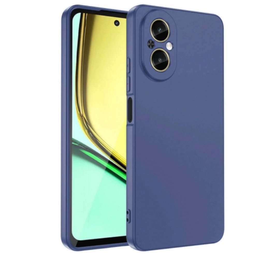 Realme 12 Lite Kılıf First Silikon - Lacivert  Realme 12 Lite Kılıf First Silikon - Lacivert