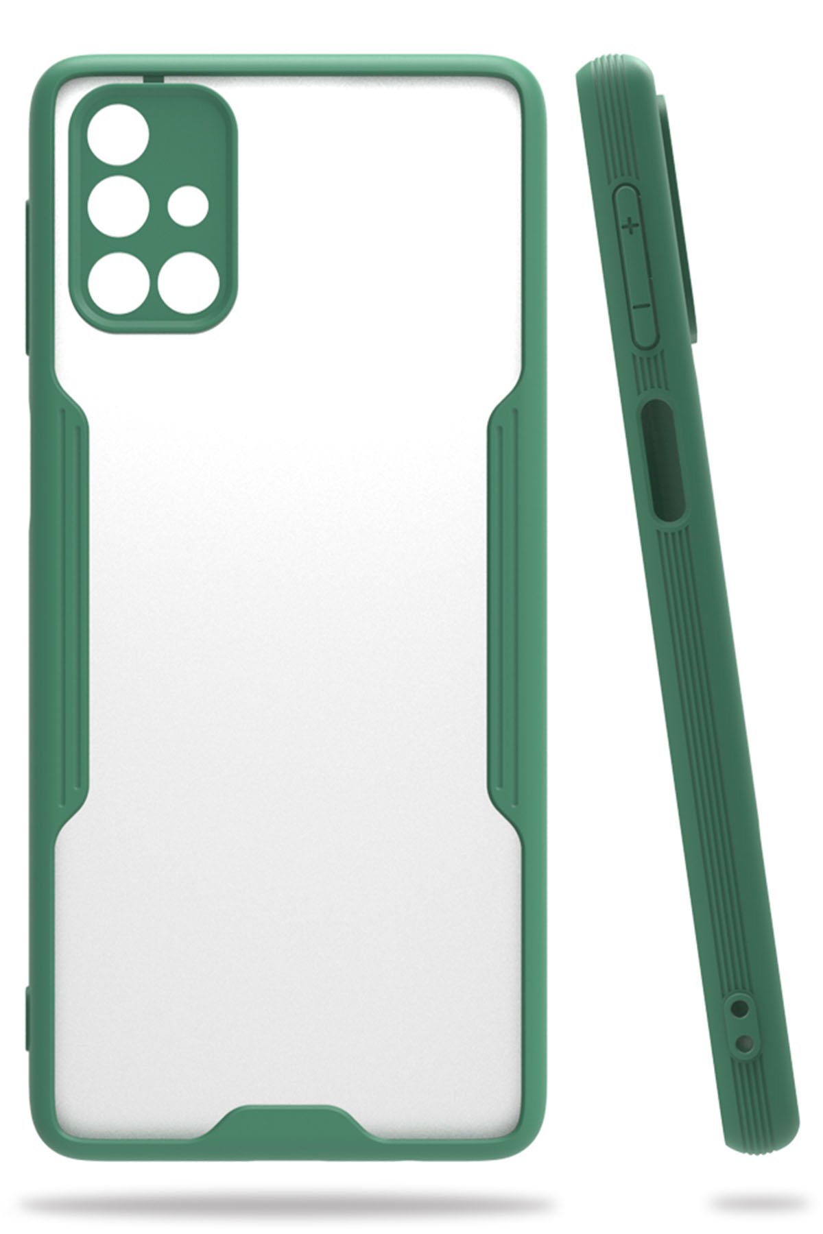  Samsung Galaxy M31S Kılıf Platin Silikon - Yeşil
