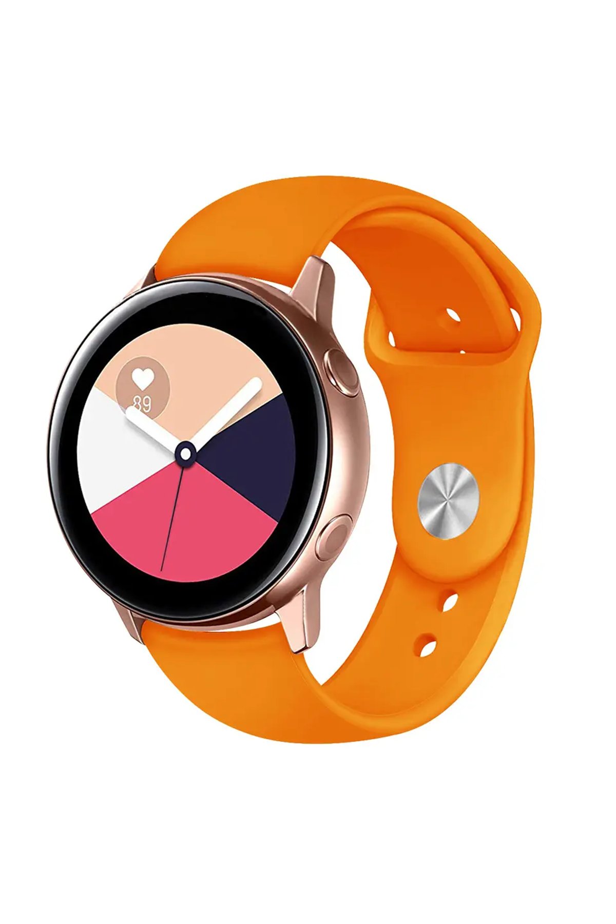 Watch 22mm Klasik Kordon - Turuncu Watch 22mm Klasik Kordon - Turuncu