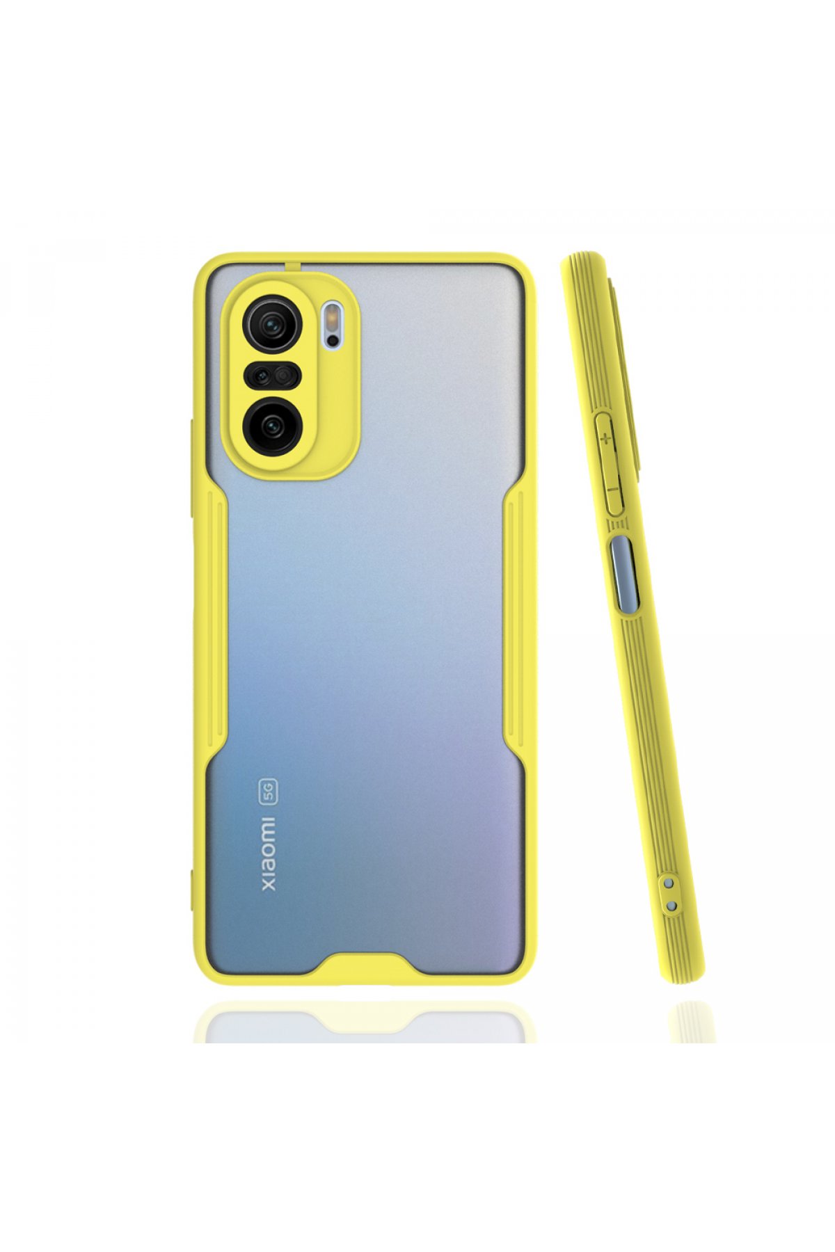  Xiaomi Mi 11i Kılıf Platin Silikon - Sarı