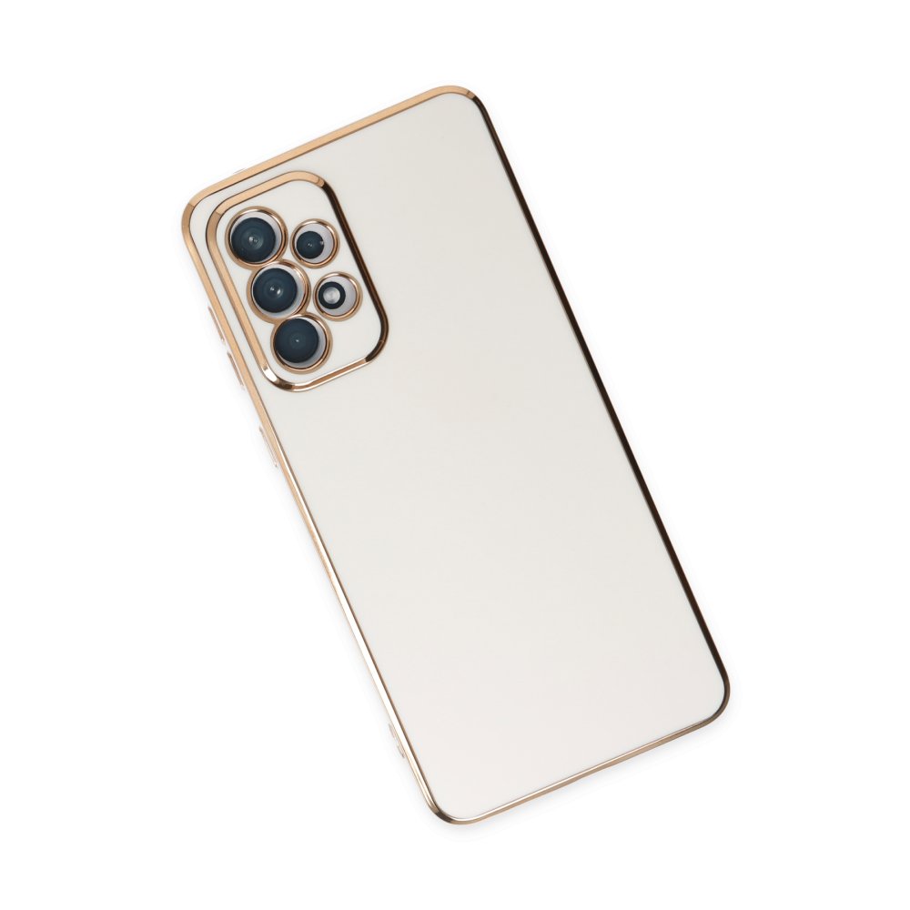  Samsung Galaxy A73 5G Kılıf Volet Silikon - Beyaz