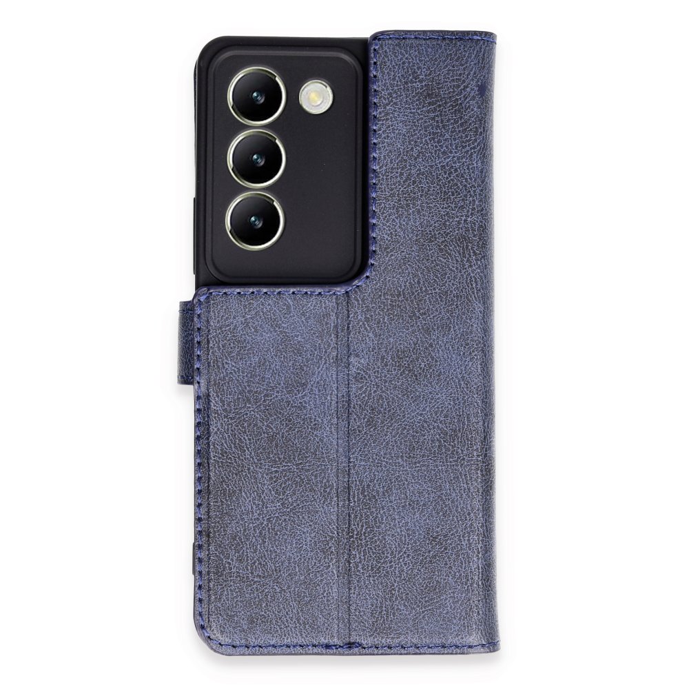  Vivo V30 Lite 4G Kılıf Trend S Plus Kapaklı Kılıf - Lacivert