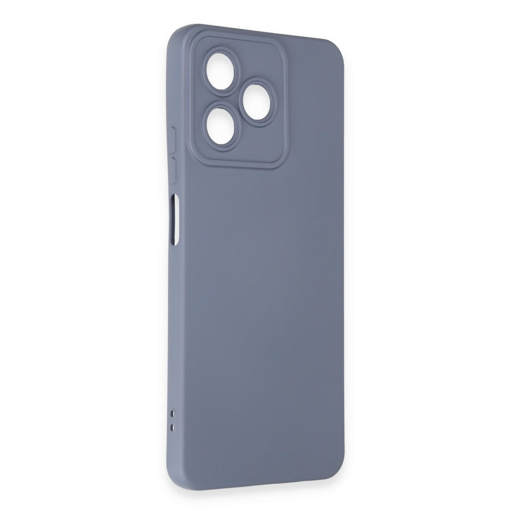 Realme C53 Kılıf Nano içi Kadife Silikon - Gri Realme C53 Kılıf Nano içi Kadife Silikon - Gri