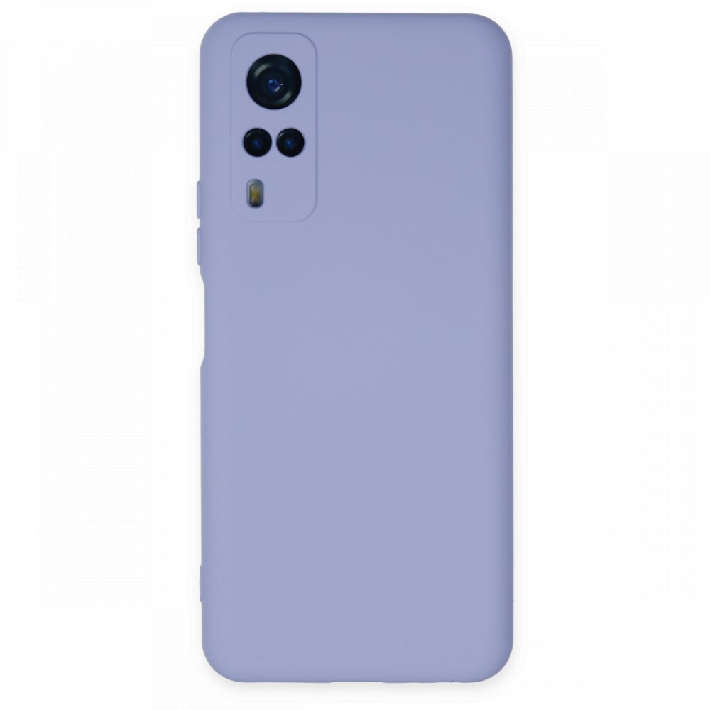  Vivo Y53S Kılıf Nano içi Kadife Silikon - Lila