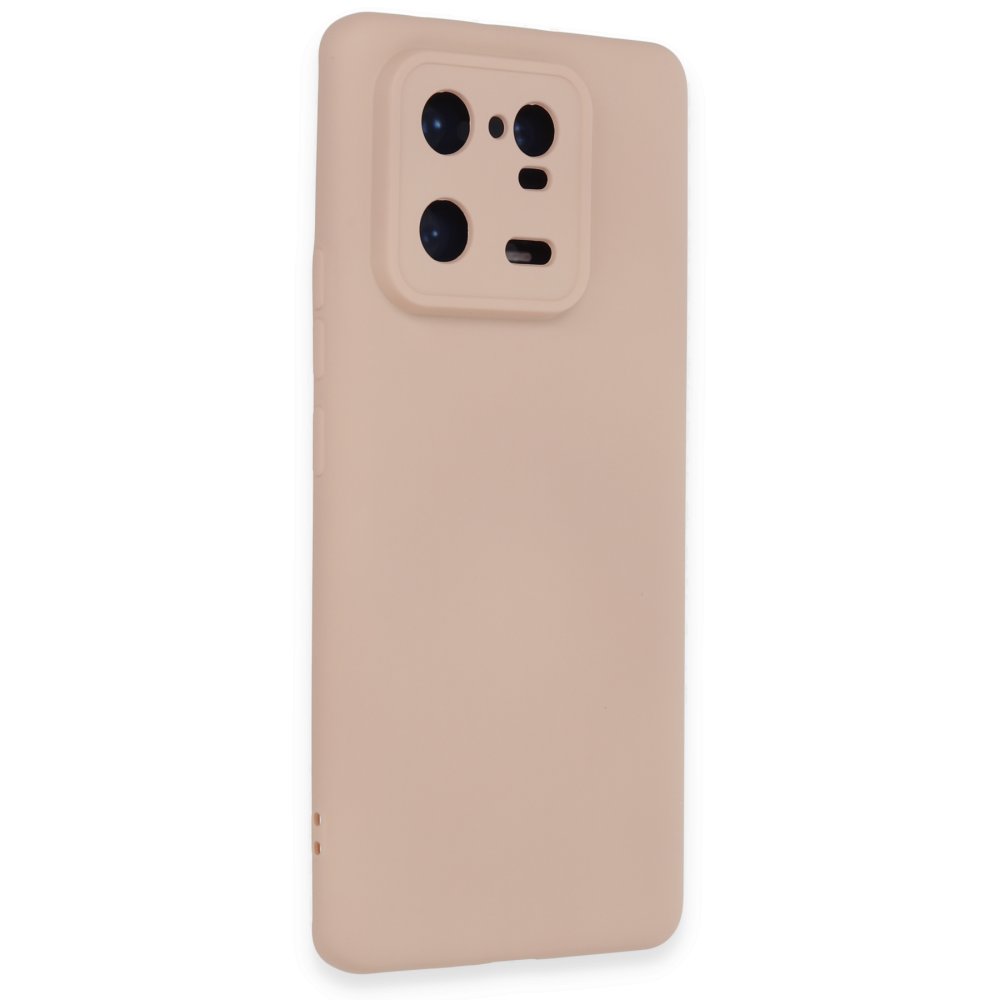 Xiaomi Mi 13 Pro Kılıf Nano içi Kadife Silikon - Pudra Xiaomi Mi 13 Pro Kılıf Nano içi Kadife Silikon - Pudra