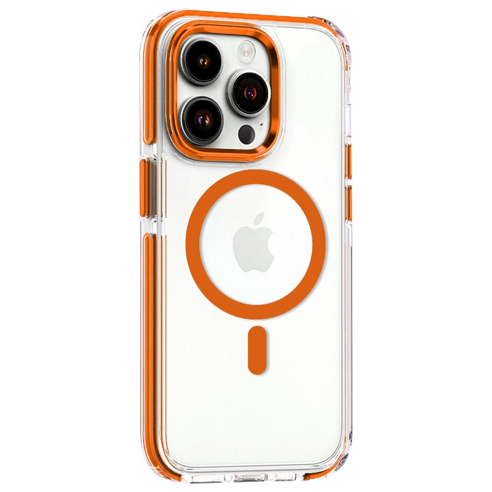 Joko iPhone 14 Pro Max Bella Magsafe Kapak - Turuncu Joko iPhone 14 Pro Max Bella Magsafe Kapak - Turuncu