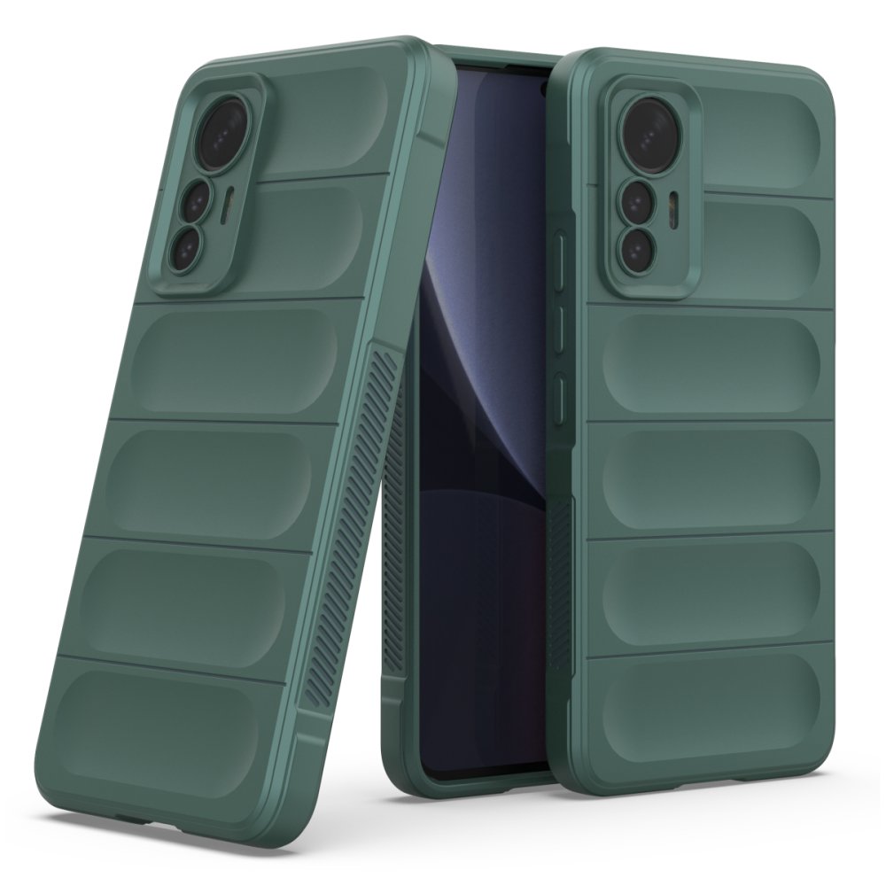 Xiaomi Mi 12 Lite Kılıf Optimum Silikon - Koyu Yeşil  Xiaomi Mi 12 Lite Kılıf Optimum Silikon - Koyu Yeşil