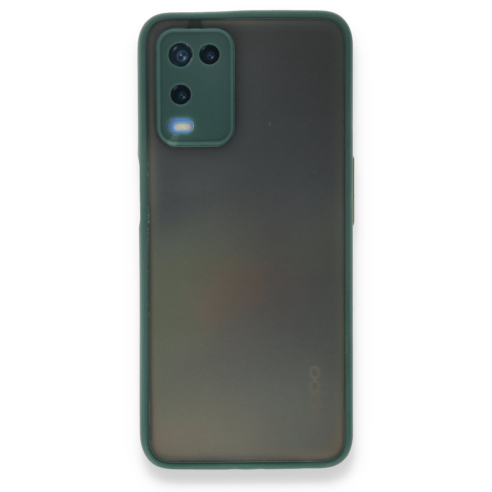 Oppo A54 4G Kılıf Montreal Silikon Kapak - Yeşil Oppo A54 4G Kılıf Montreal Silikon Kapak - Yeşil