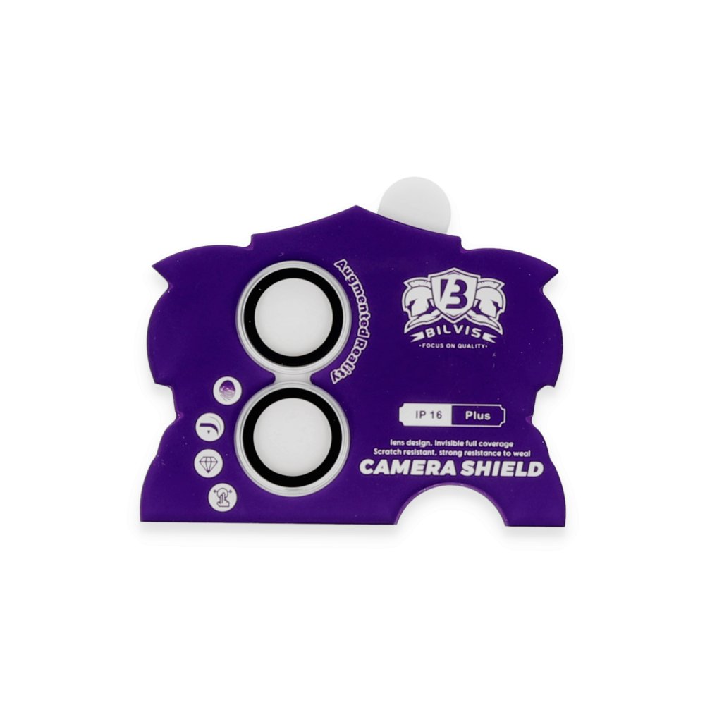  iPhone 16 Bilvis Titan Kamera Lens - Gümüş