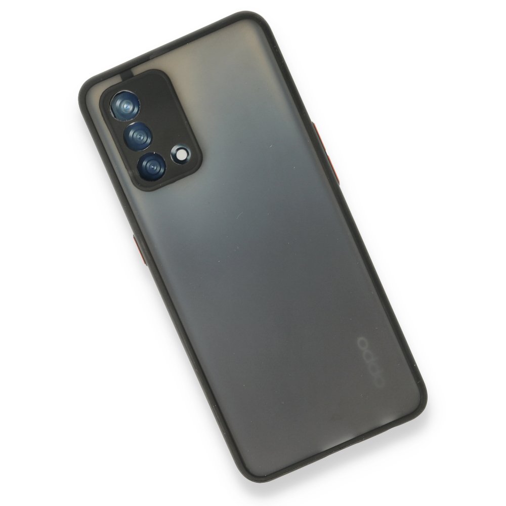 Oppo A74 4G Kılıf Montreal Silikon Kapak - Siyah  Oppo A74 4G Kılıf Montreal Silikon Kapak - Siyah