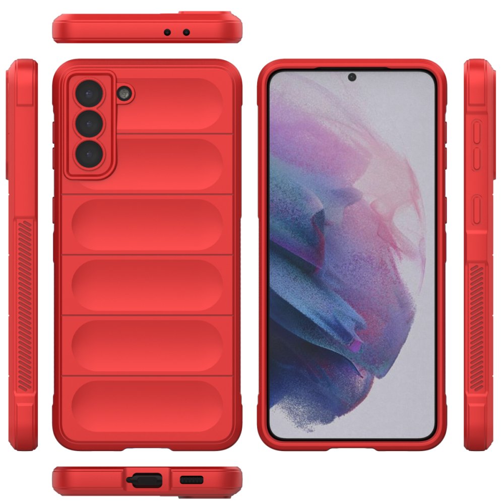  Samsung Galaxy S21 Plus Kılıf Optimum Silikon - Kırmızı