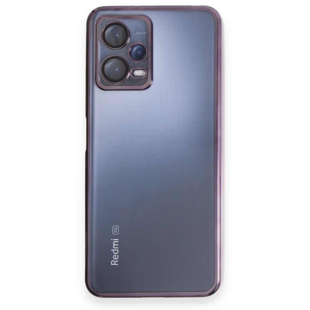 Redmi Note 12 5G Kılıf Razer Lensli Silikon - Mor