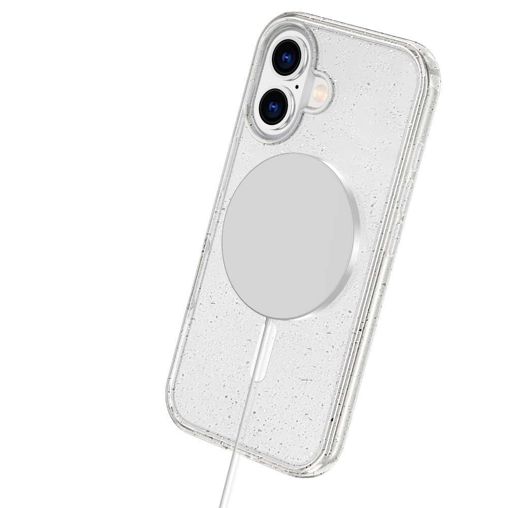 iPhone 16 Plus Kılıf Glow Magsafe Kapak - Turuncu  iPhone 16 Plus Kılıf Glow Magsafe Kapak - Turuncu