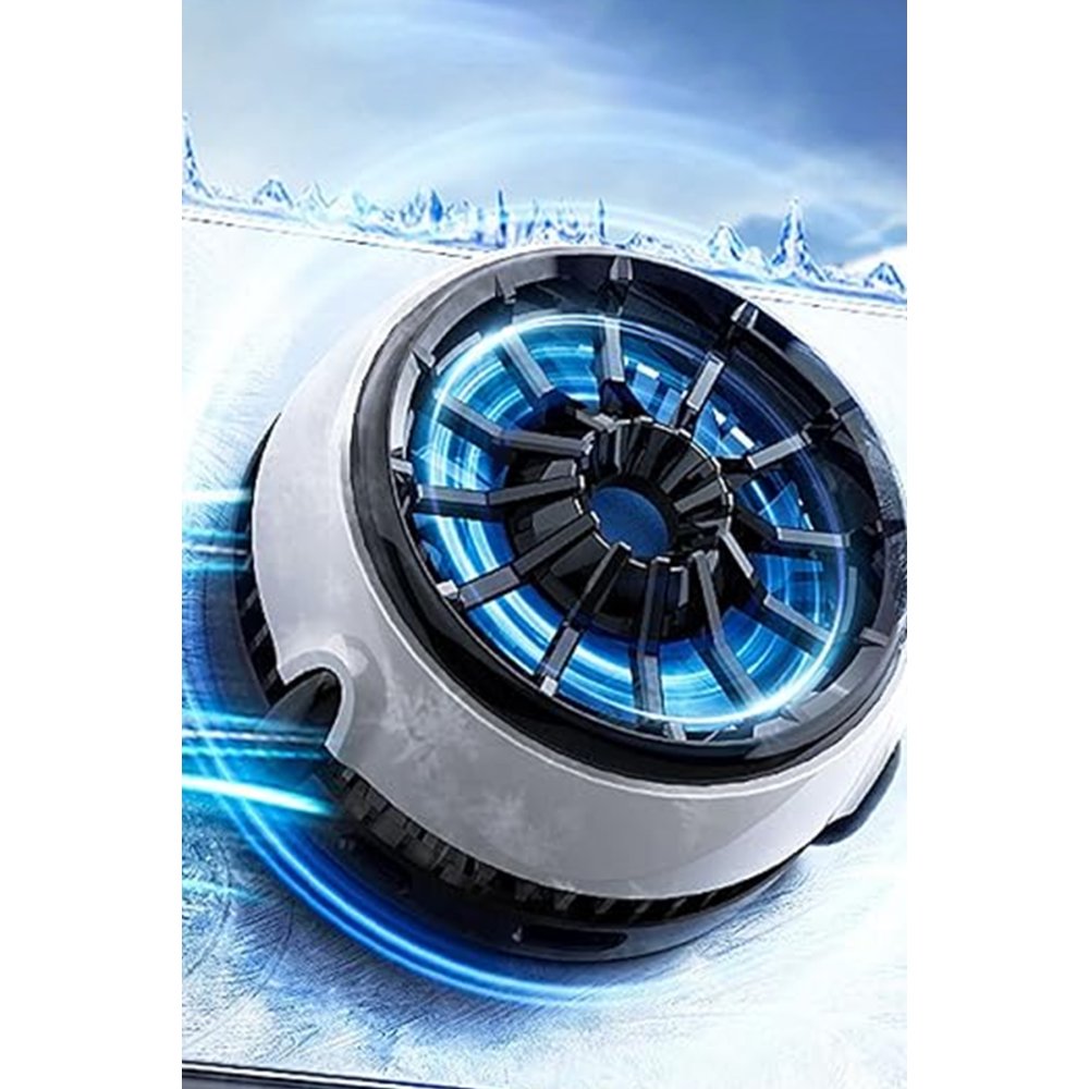  CX03 15W Radyatör Telefon Soğutucu Fan - Siyah