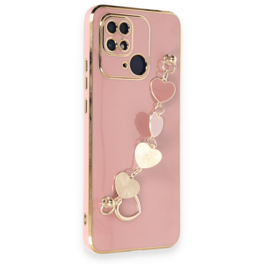 Xiaomi Poco C40 Kılıf Esila Silikon - Pudra Xiaomi Poco C40 Kılıf Esila Silikon - Pudra