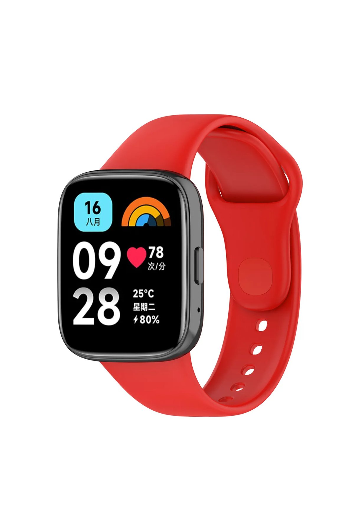 Redmi Watch 3 Active Klasik Kordon - Kırmızı