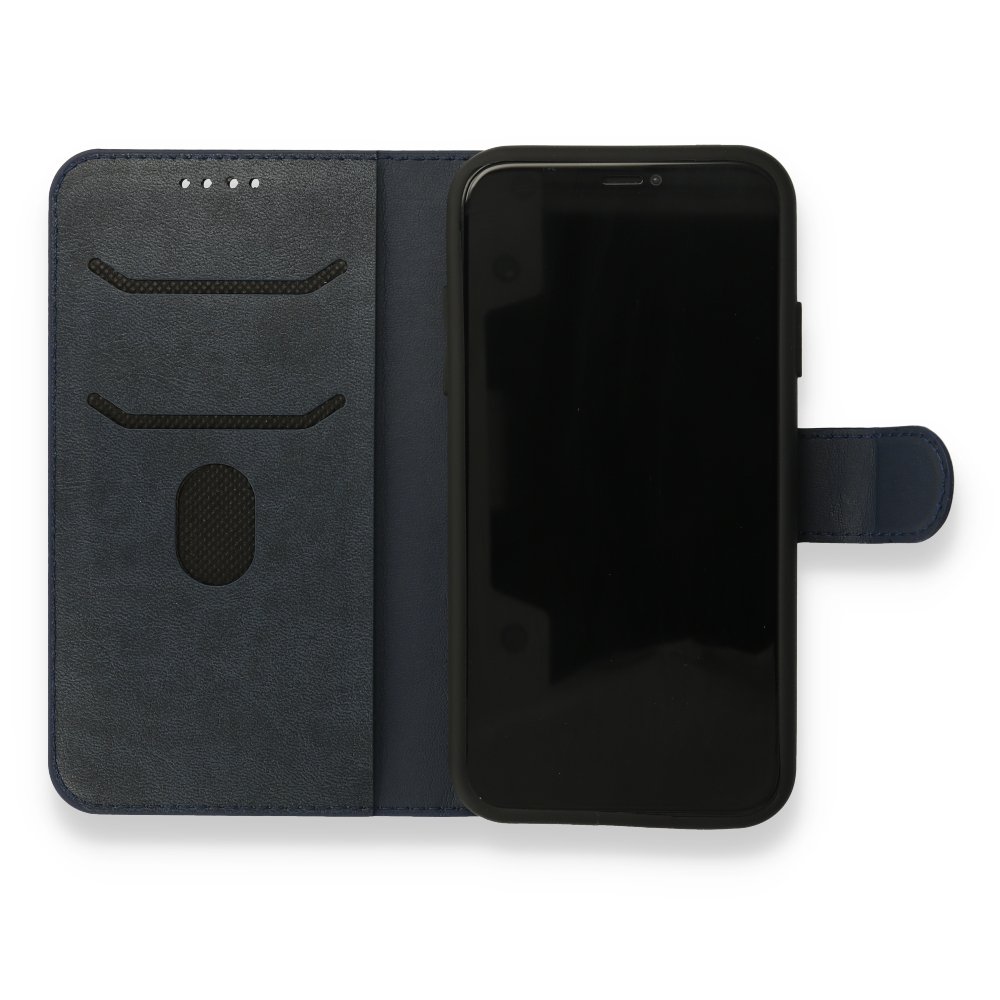 iPhone 13 Mini Kılıf Trend S Plus Kapaklı Kılıf - Lacivert iPhone 13 Mini Kılıf Trend S Plus Kapaklı Kılıf - Lacivert