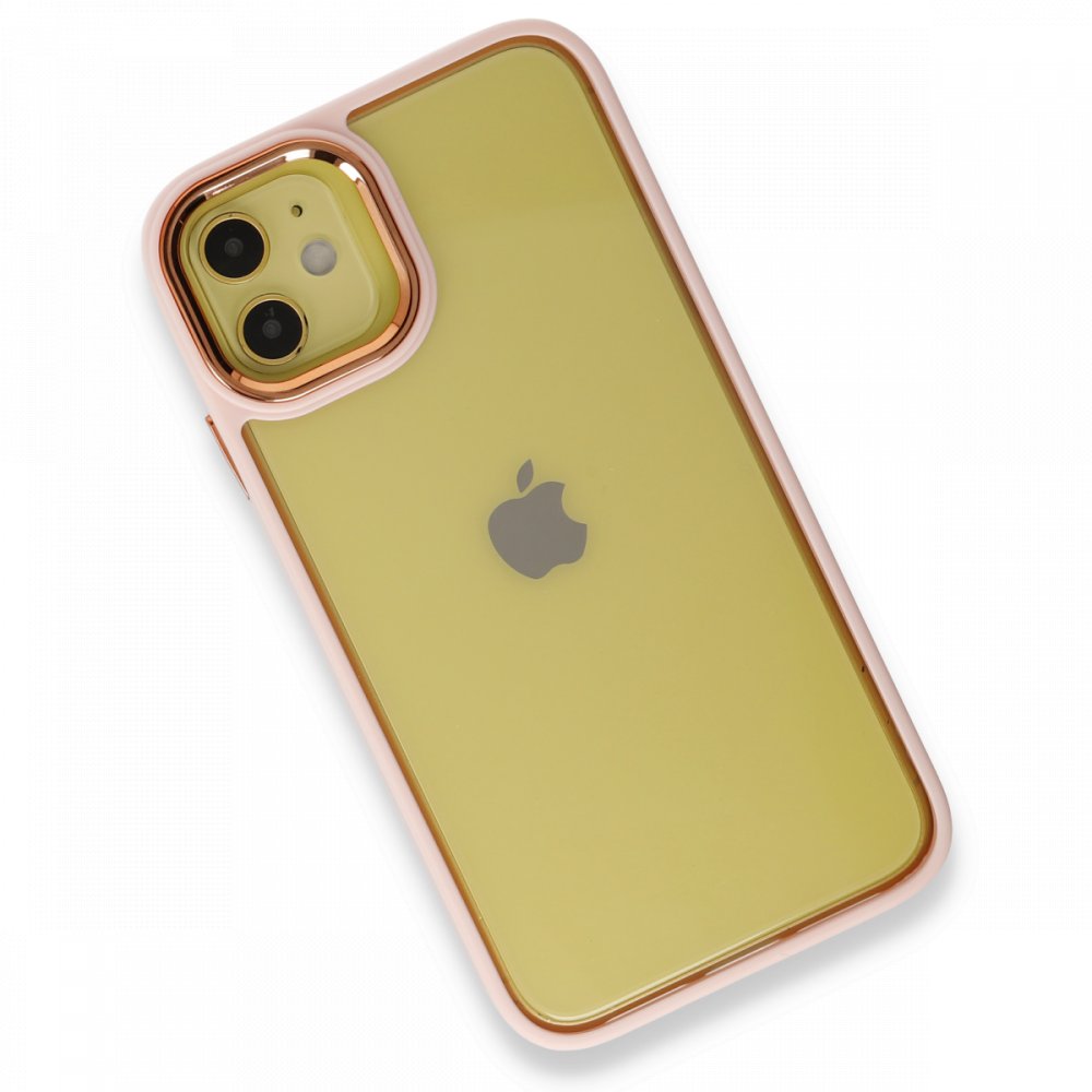  iPhone 12 Kılıf Dora Kapak - Pudra