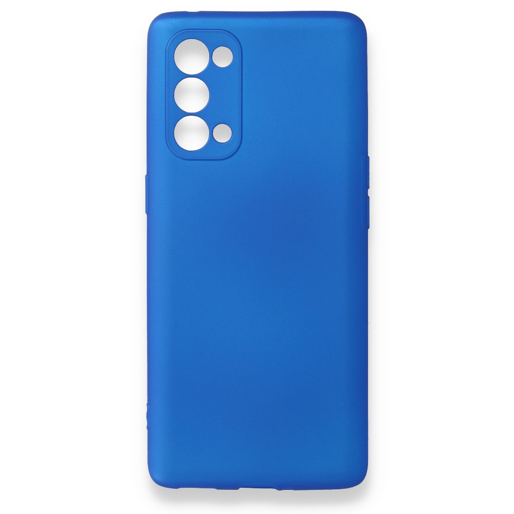  Oppo Reno 5 Pro Kılıf First Silikon - Mavi